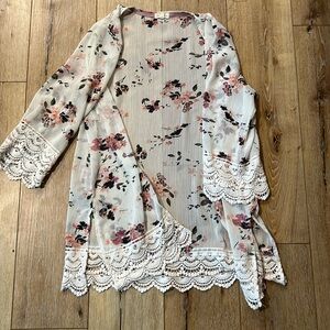 Mason and belle floral cardigan